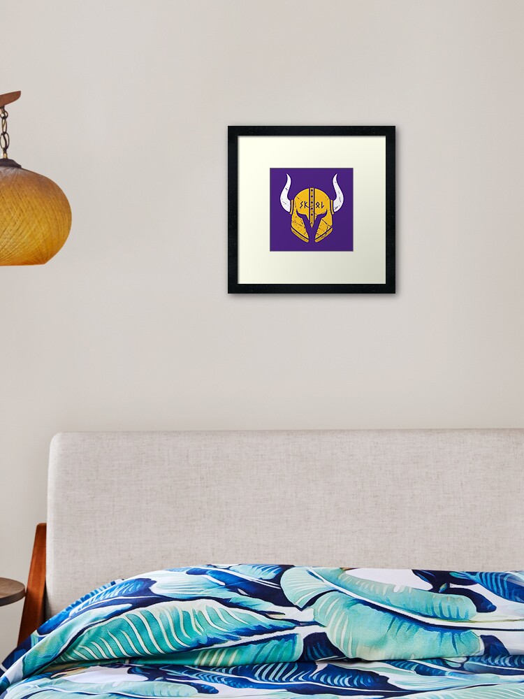 Minnesota Vikings Skol Helmet Poster for Sale by originalnickb