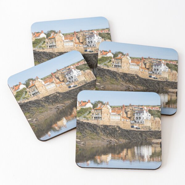 Item preview, Reflections of Robin Hoods Bay in the rock pools designed and sold by wellsie82.