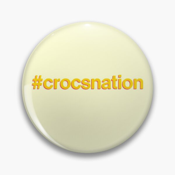 Item preview, Crocs Nation Hashtag Travel Hip Bright designed and sold by thefrshmachine.
