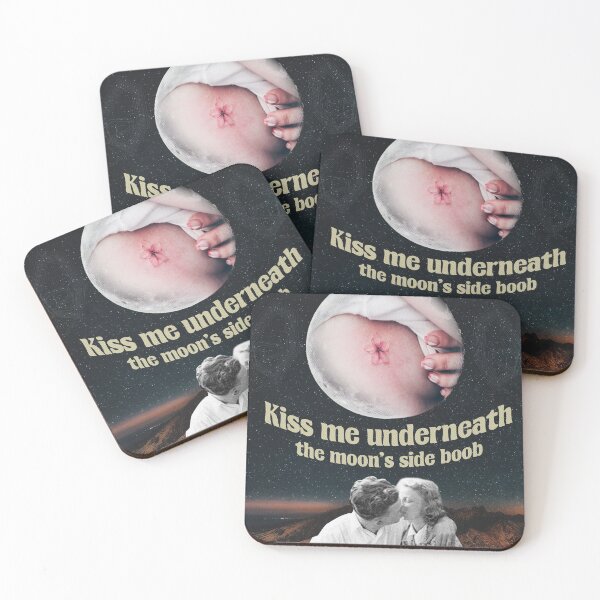 Item preview, Kiss me underneath the moon & # 39; s side designed and sold by arcticdom.