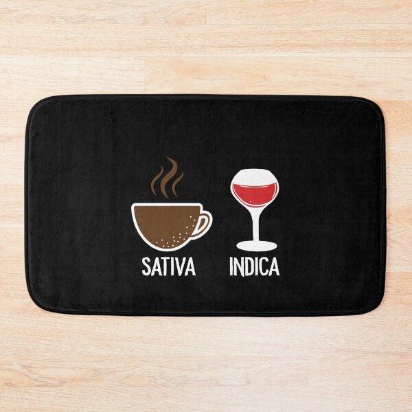 Artikelvorschau, Lustiger Kaffee Rotwein Sativa Indica entworfen und verkauft von TheMattDesigns.