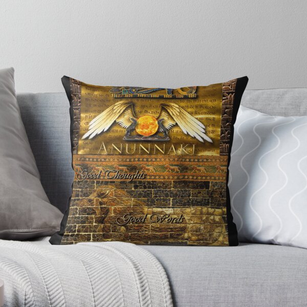Anunnaki Throw Pillow