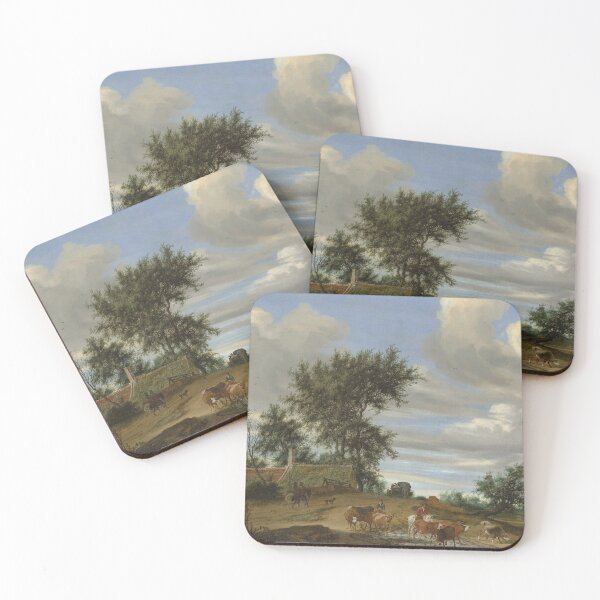 Item preview, Salomon van Ruysdael - A Country Road designed and sold by artichokes.