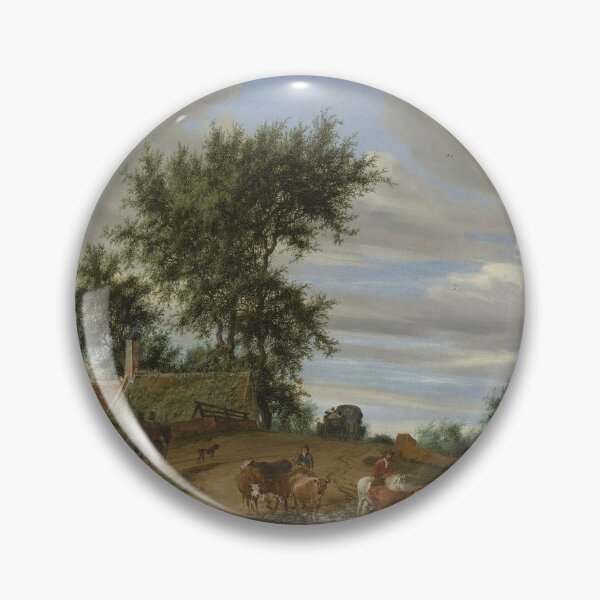 Item preview, Salomon van Ruysdael - A Country Road designed and sold by artichokes.