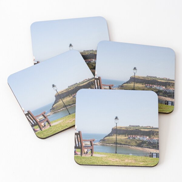 Item preview, Couple on a bench overlooking Whitby harbour designed and sold by wellsie82.