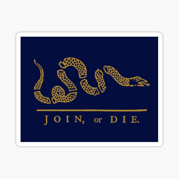 Item preview, Join or Die designed and sold by Anonymousbtb.