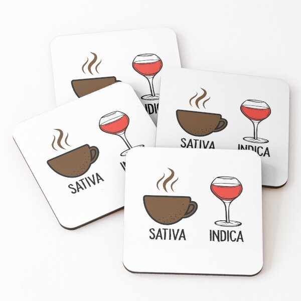 Artikelvorschau, Lustiger Kaffee Rotwein Sativa Indica entworfen und verkauft von TheMattDesigns.