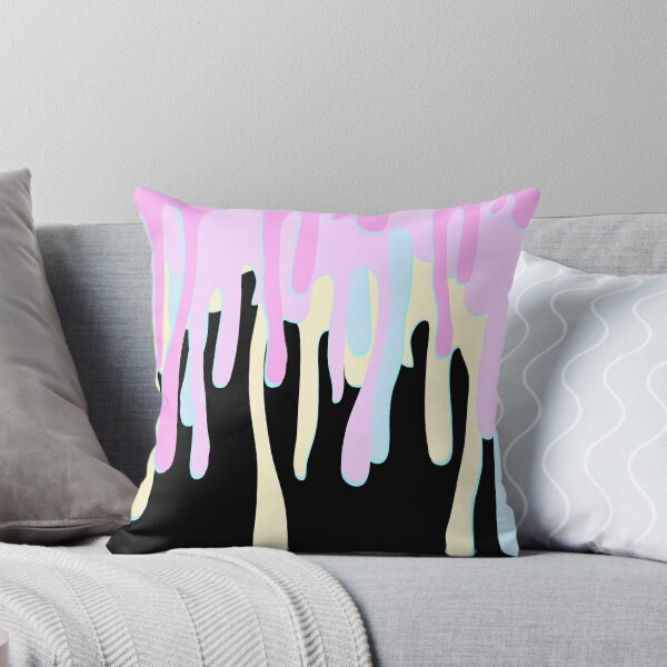 Item preview, Pastel Drips Colorful Goth Emo Alternative Wearable Art Wax Melt designed and sold by RKSDesigns.