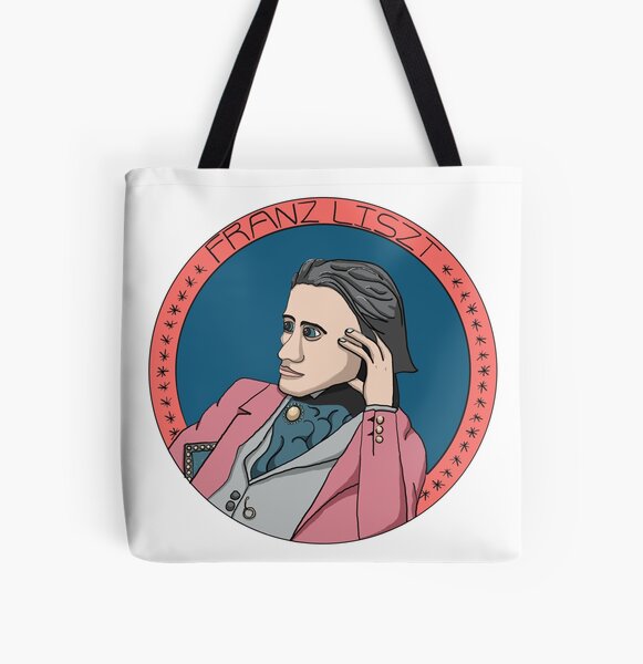 Franz Liszt giving piano recital Tote Bag for Sale by