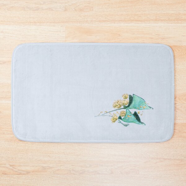 Item preview, Manta Rays among flowers designed and sold by golden-coyote.