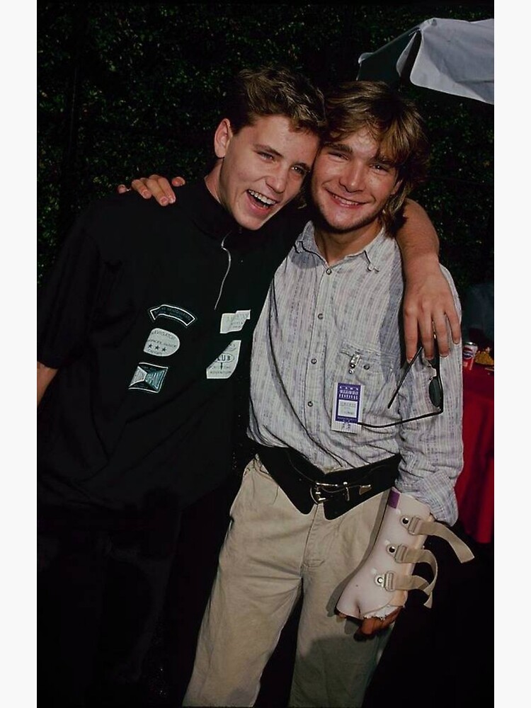 "Corey Haim and Corey Feldman" Poster for Sale by savannahbailey