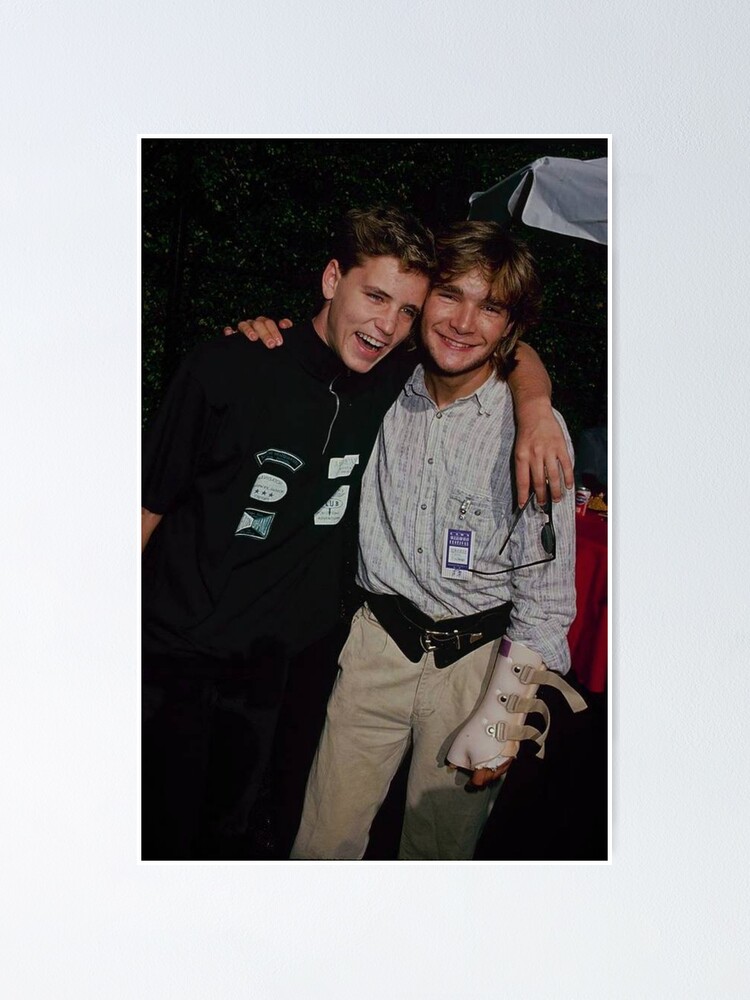 "Corey Haim and Corey Feldman" Poster for Sale by savannahbailey