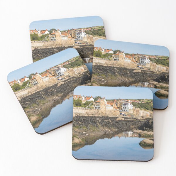 Item preview, Rockpools in front of Robin Hoods Bay designed and sold by wellsie82.