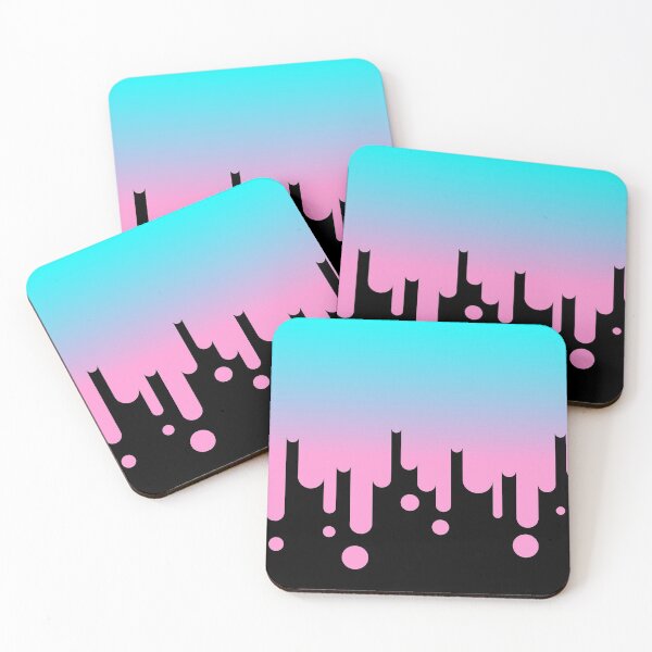 Item preview, Copy of Pastel Drips Colorful Goth Emo Alternative Wearable Art Wax Melt designed and sold by RKSDesigns.
