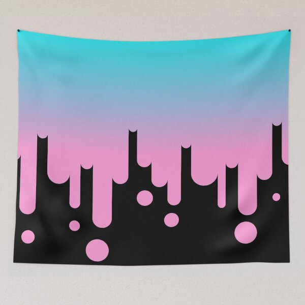 Item preview, Copy of Pastel Drips Colorful Goth Emo Alternative Wearable Art Wax Melt designed and sold by RKSDesigns.