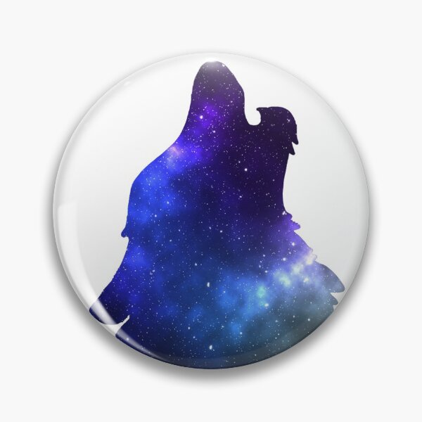 Item preview, Galaxy wolf howl designed and sold by wolves-soul28.