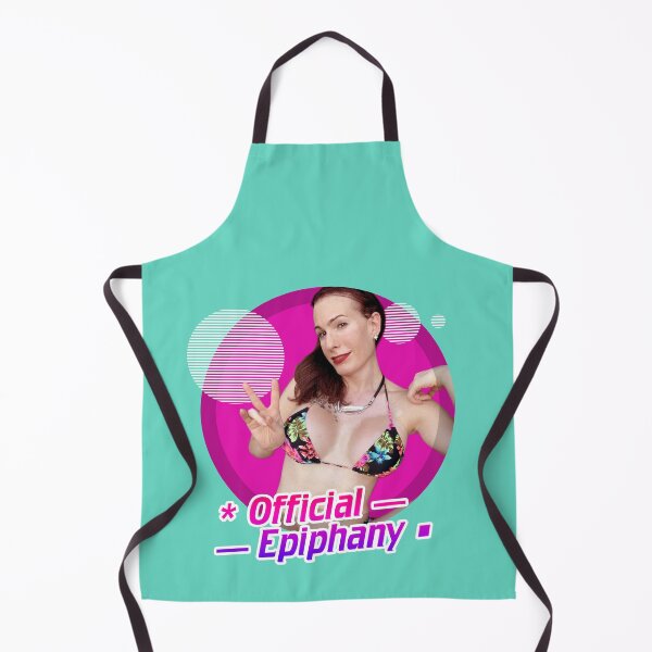 Cover Girl Ms Julia, Official Epiphany (transparent) Apron