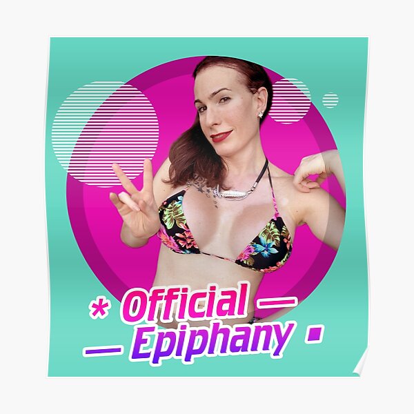 Cover Girl Ms Julia, Official Epiphany (transparent) Poster