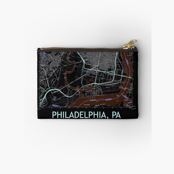 Item preview, Philadelphia, PA Topographical Map Dark designed and sold by PGHPhotoCo.