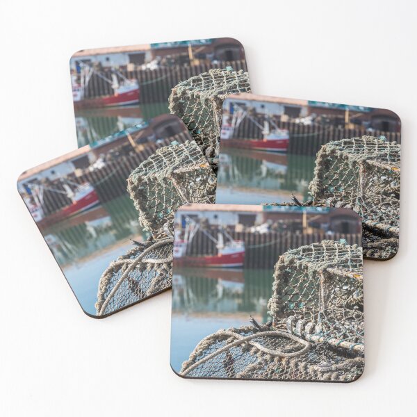 Item preview, Crab pots in the quayside in Scarborough designed and sold by wellsie82.