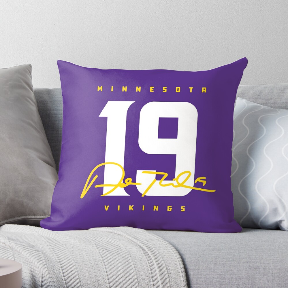 Minnesota Vikings 18'' x Script Circle Duck Cloth Décor Pillow Cover