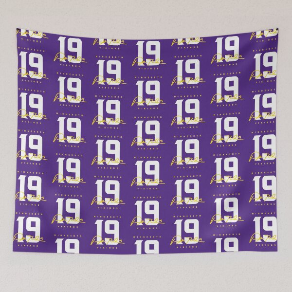 Item preview, Vikings Adam Thielen 19 Signature Design designed and sold by Originalnickb Designs.