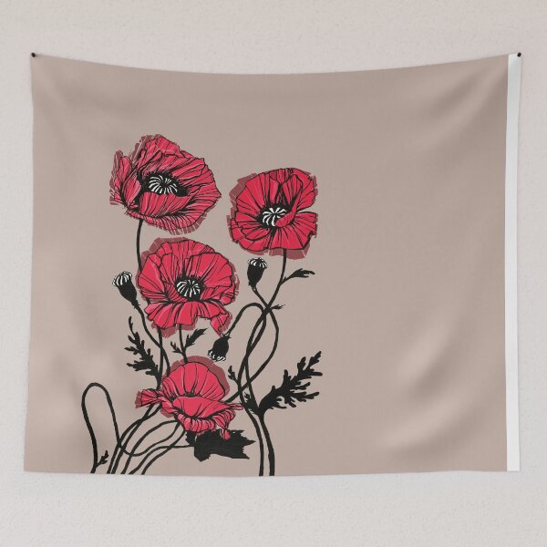 Item preview, Red poppy designed and sold by Atelier Eyeling.