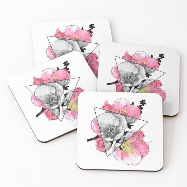 Item preview, Pink Quince Prism designed and sold by Art by Sylph.