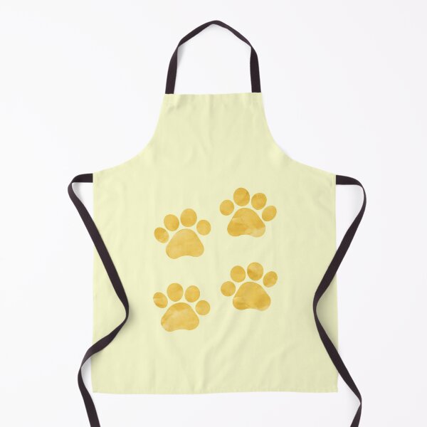 Item preview, Bright Yellow Pets Paws Pack Watercolor designed and sold by thefrshmachine.