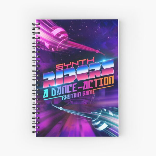 Synth Riders: A Dance-Action Rhythm Game Spiral Notebook