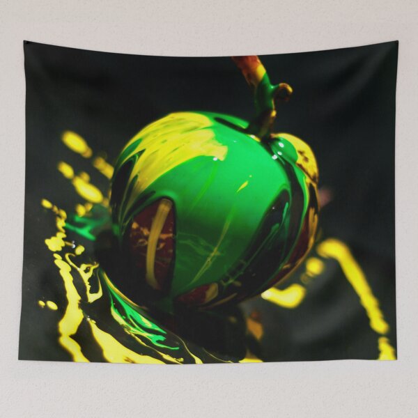 Item preview, Artistic Painted Apple Art designed and sold by Artcraft-Ink.