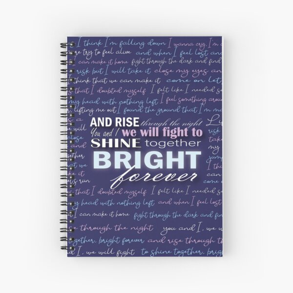 Item preview, "Bright" Julie and the Phantoms Lyric Poster designed and sold by maggikarp.
