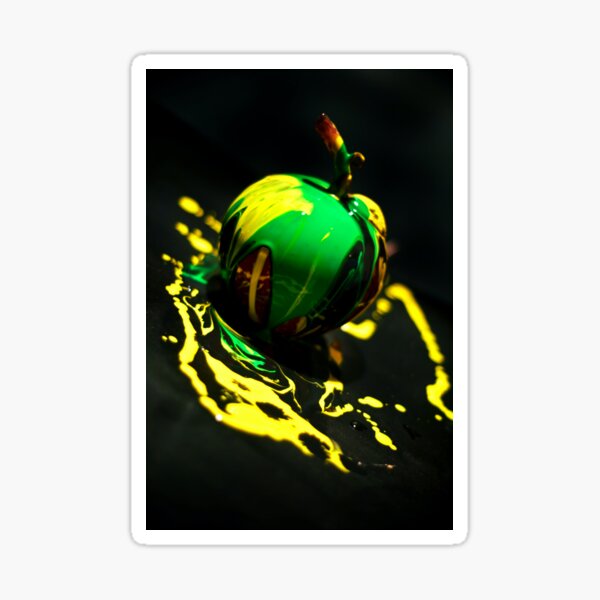 Item preview, Artistic Painted Apple Art designed and sold by Artcraft-Ink.
