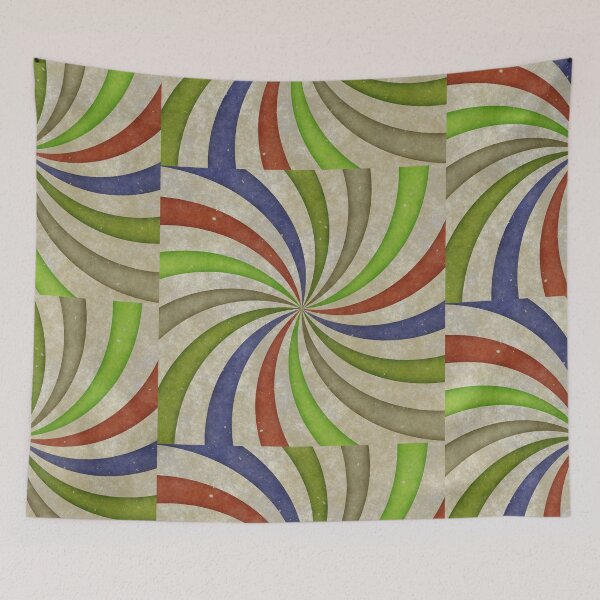 Item preview, Retro Swirl Sunburst  designed and sold by Sybille-Yates.