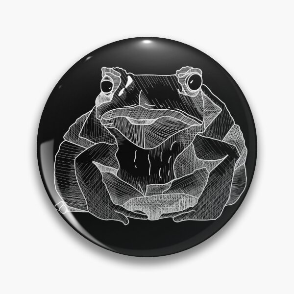 Item preview, White geometric toad designed and sold by Rebecca O’Connell.