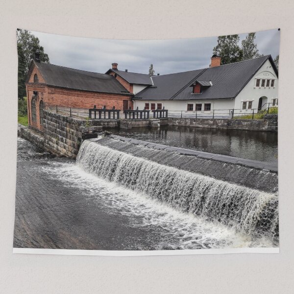 Item preview, Old industrial building by the waterfall in Sweden designed and sold by Tanja Dianova.