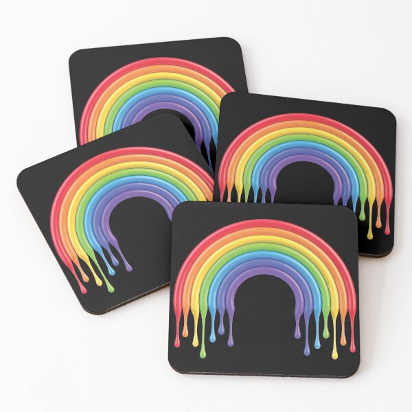 Item preview, Rainbow rain melting dripping | LGBTQ Queer Gay pride designed and sold by Vane22april.