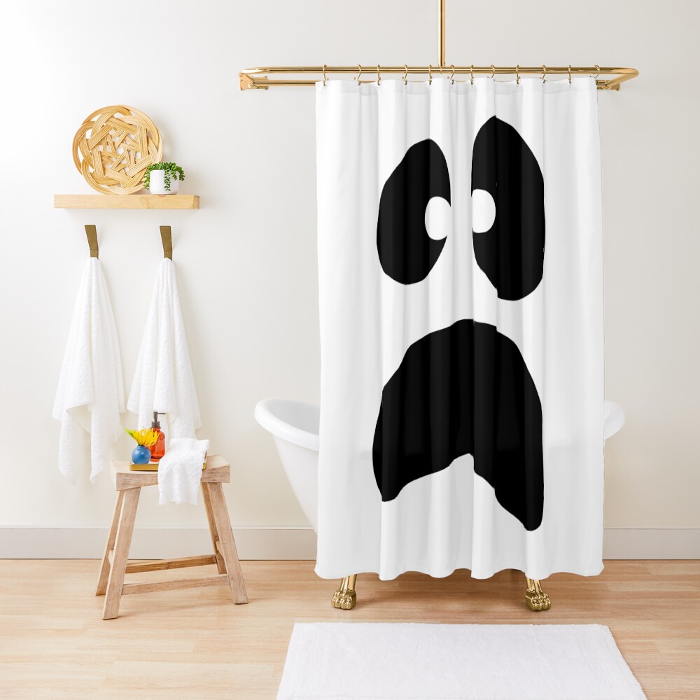 &quot;Ghost Face Simple Halloween Costume 1&quot; Shower Curtain by BrianSmith84