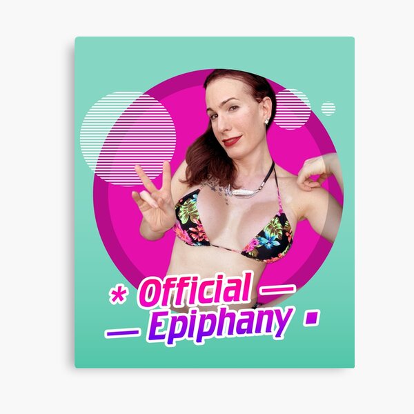 Cover Girl Ms Julia, Official Epiphany (rectangle) Canvas Print