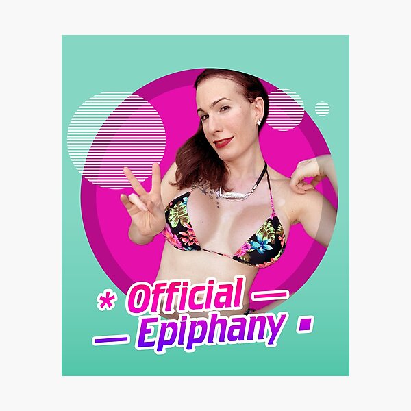 Cover Girl Ms Julia, Official Epiphany (rectangle) Photographic Print