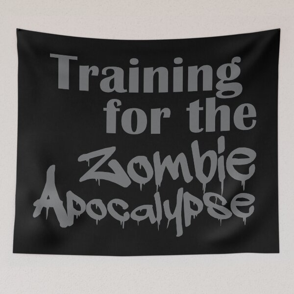 Item preview, Training for the Zombie Apocalypse designed and sold by TheInkElephant.