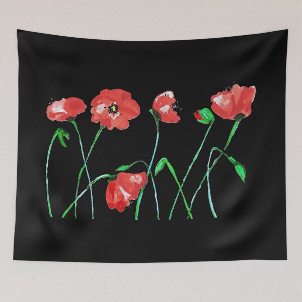 Item preview, poppies designed and sold by voicivoila.