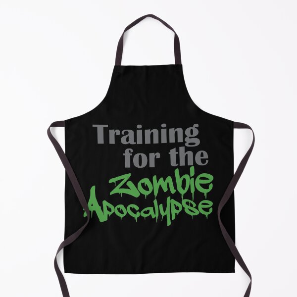 Item preview, Training for the Zombie Apocalypse Green designed and sold by TheInkElephant.