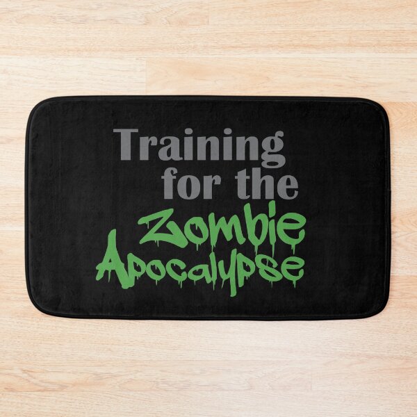 Item preview, Training for the Zombie Apocalypse Green designed and sold by TheInkElephant.