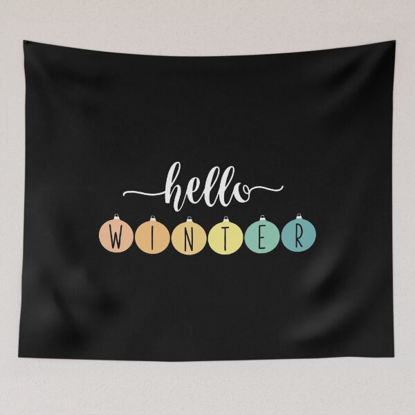 Item preview, Hello Winter Festive Cute Christmas Ornaments designed and sold by MintedFresh.