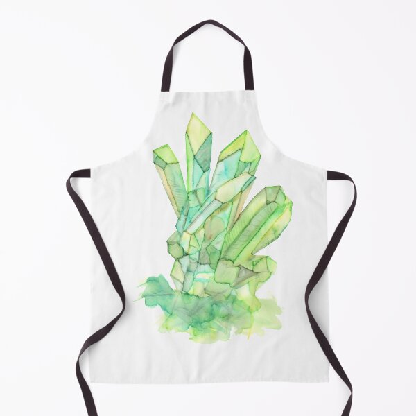 Item preview, Watercolor Crystals "Inclusion" series #4 Green designed and sold by RoxyTocin.