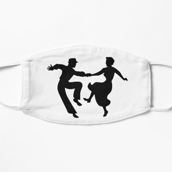 Swing Dance Couple Flat Mask