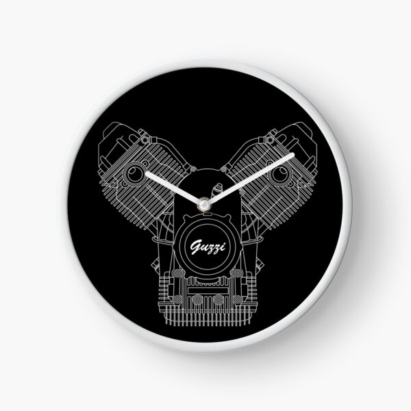 Moto Guzzi Motor Clock