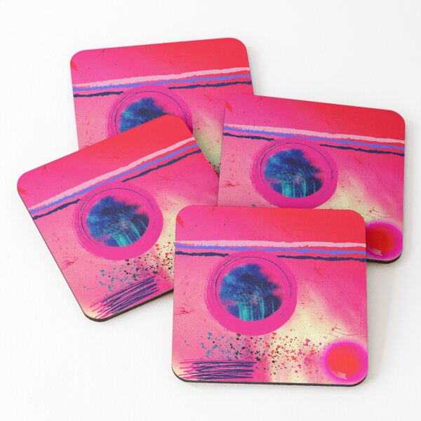 Item preview, Pinkest Sublime Dawn Abstract Art Canvas designed and sold by Swooncake Press.