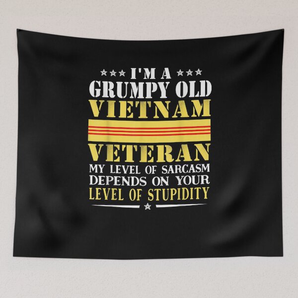 Item preview, Grumpy Old Vietnam Veteran Men designed and sold by Laureschepdael.